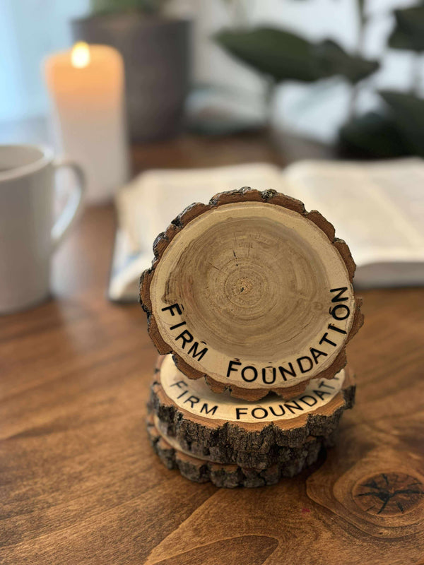 "Firm Foundation" Coasters (set of 4)