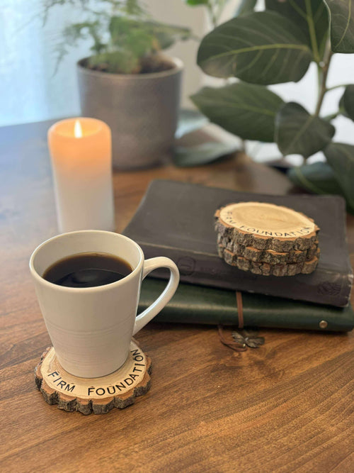 "Firm Foundation" Coasters (set of 4)