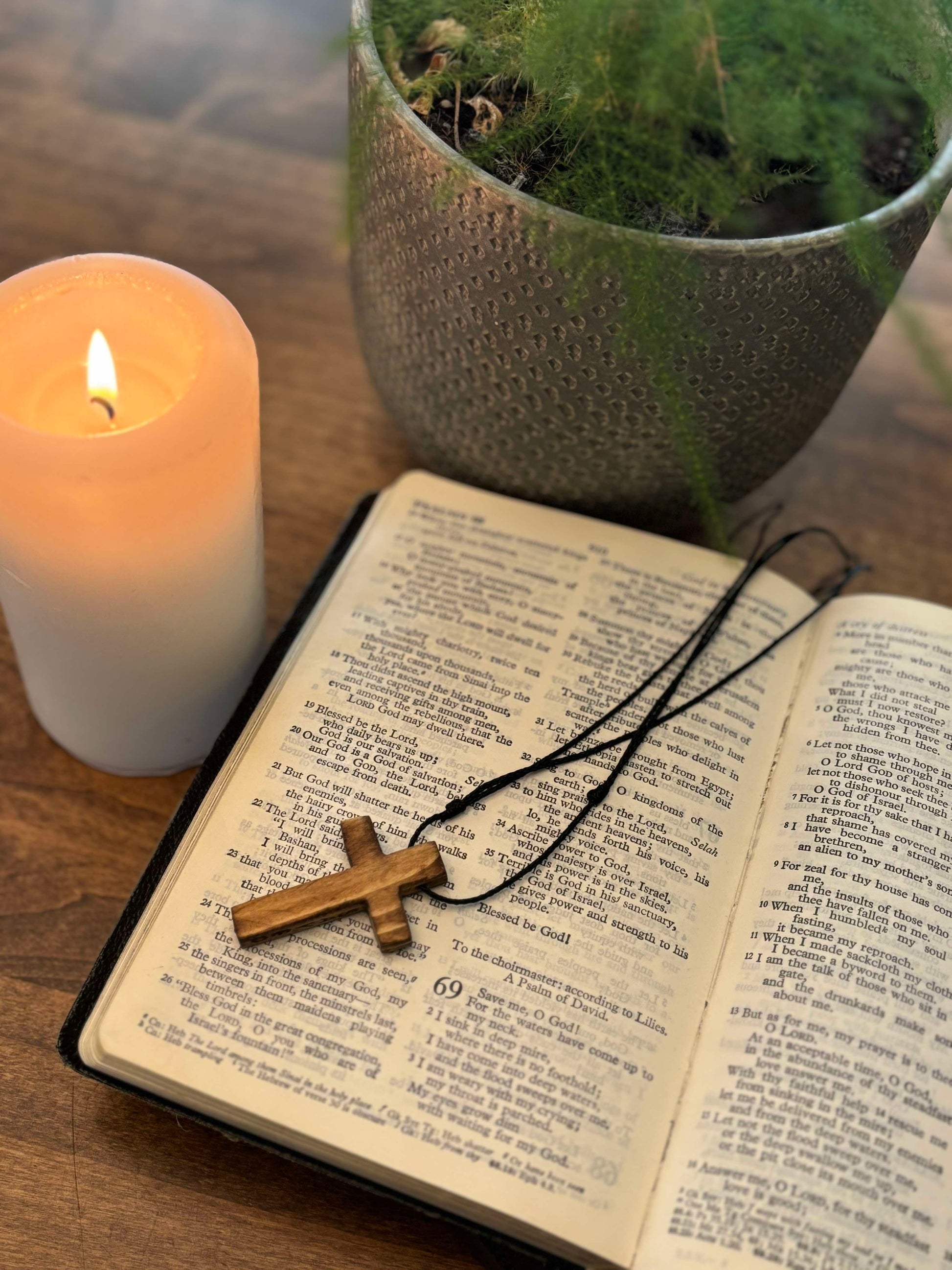 "Saved" Cross Necklace