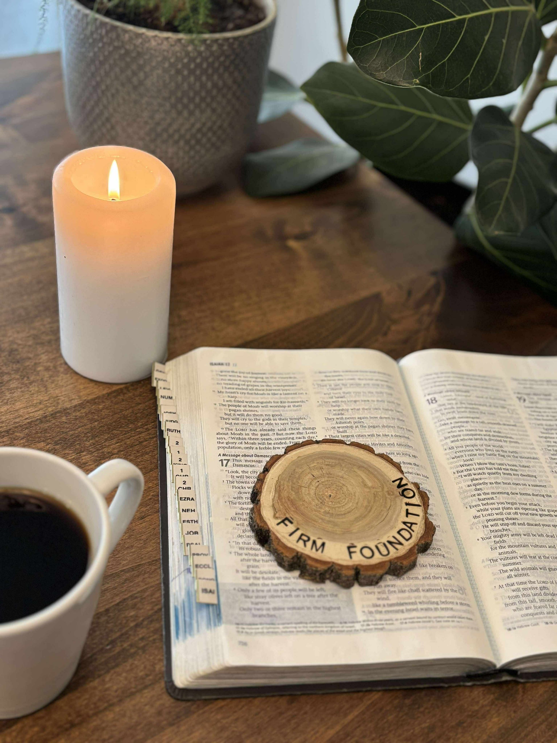 "Firm Foundation" Coasters (set of 4)