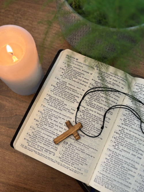 "Saved" Cross Necklace